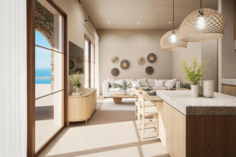 Plaka bei Chania Nordkreta, Plaka: Neubau-Projekt! Traumhafte Villen mit Pool und Meerblick zu verkaufen Haus kaufen